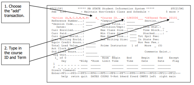 Steps load the class 